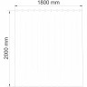 Шторка для ванной WASSERKRAFT ODER SC-30201