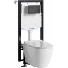 Система инсталляции с унитазом WASSERKRAFT VILS 56TLT.010.ME.MB03.H002