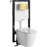 Система инсталляции с унитазом WASSERKRAFT VILS 56TLT.010.ME.MG03.H002