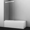 Стеклянная шторка на ванну WASSERKRAFT MAIN 41S02-100 WASSERSCHUTZ FIXED 41S02-100WS Fixed
